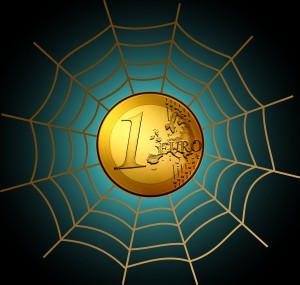 An euro in net